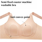 Plus Size Unlined Minimizer Bra Wire-Free Side Support — product photo 4 of 6