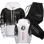 Japanese Fashion Men's Tracksuit Hoodies Sweatpants 2 Piece — product photo 2 of 6