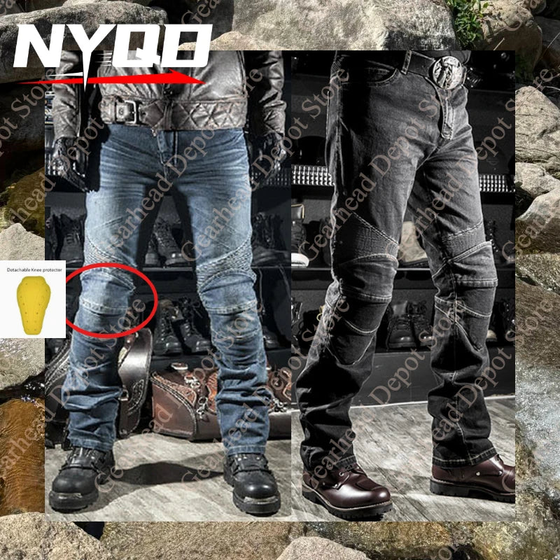 Motorcycle Riding Touring MotoJeans Men's Outdoor Protective Knee — main product photo