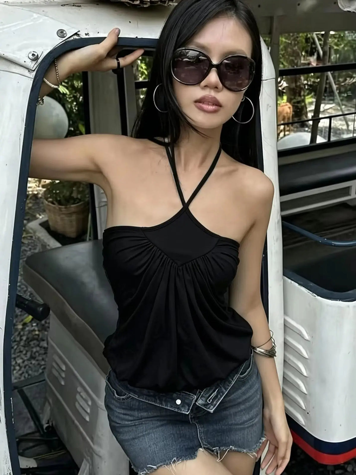Sisterlinda Fashion Backless Tank Top Women Sexy Hottie — product photo 3 of 6