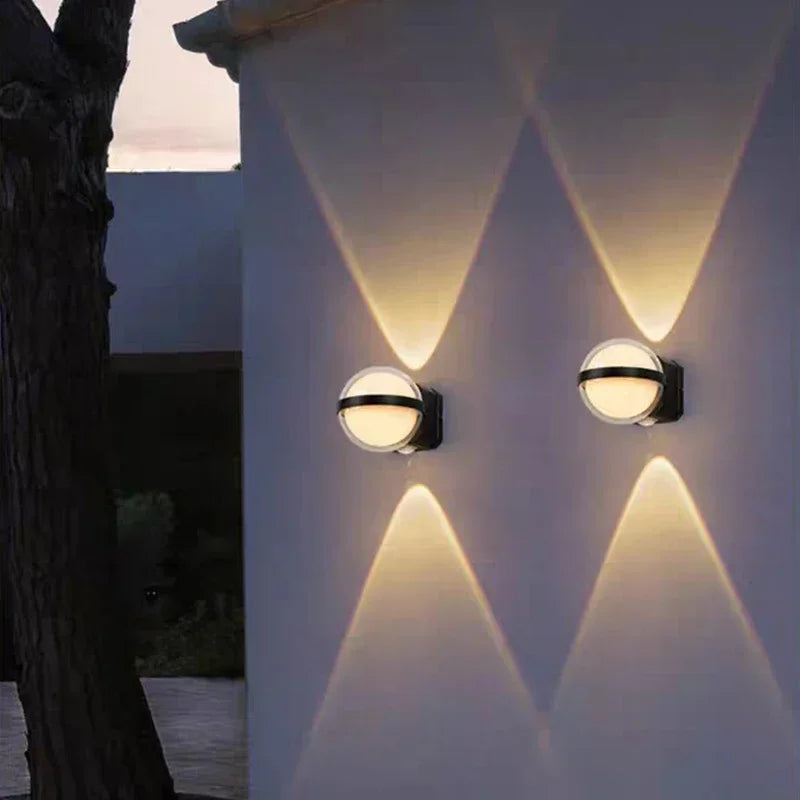 Waterproof Outdoor Wall Lamp IP65 Circular Indoor and — main product photo