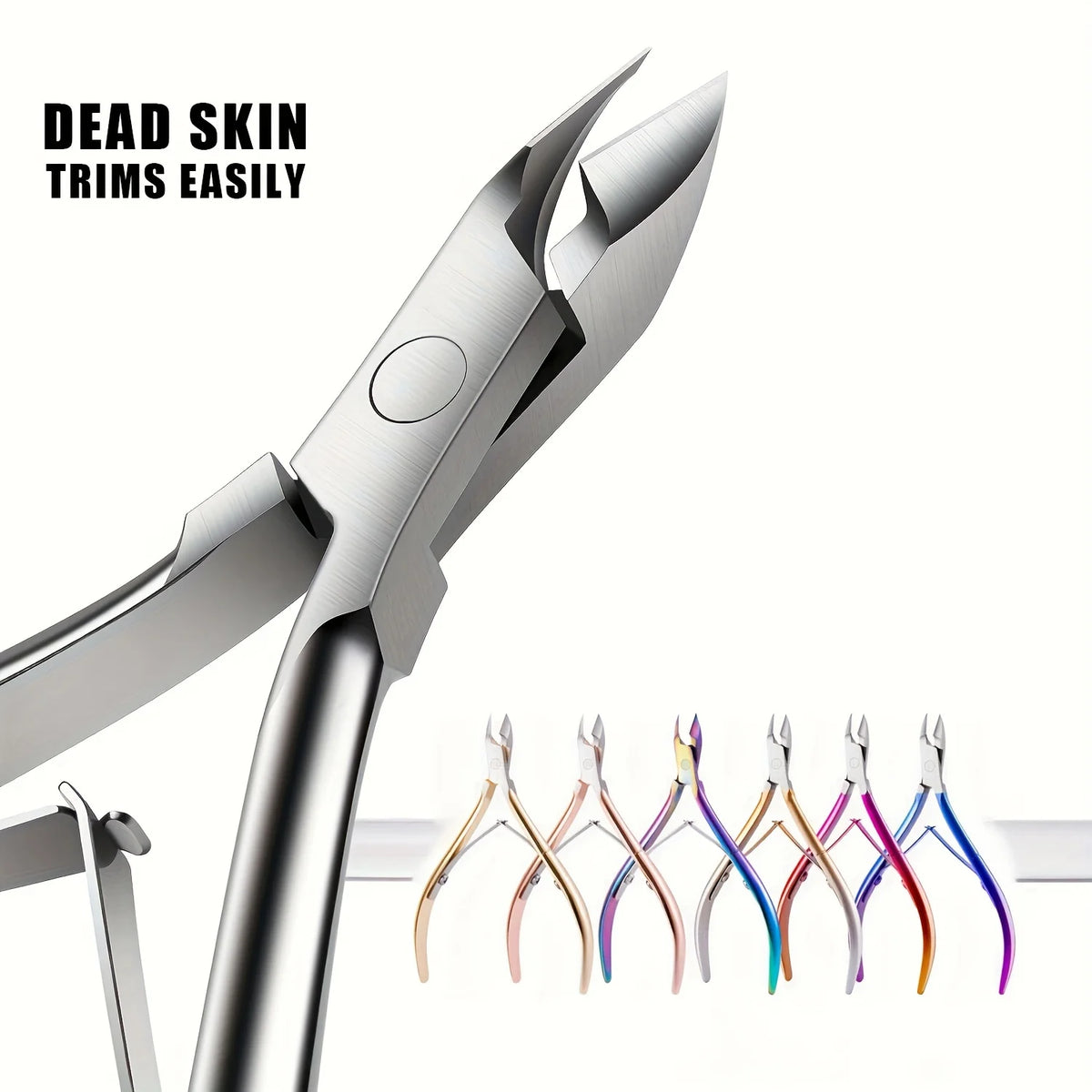 1 Pcs Colorful Scissor Nail Cuticle Nipper Clipper