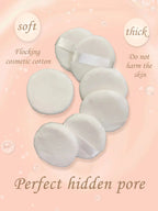 7PCS Portable and Practical High-grade White round Powder — product photo 6 of 6