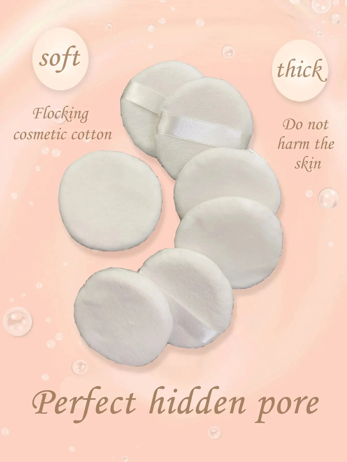 7PCS Portable and Practical High-grade White round Powder — product photo 6 of 6