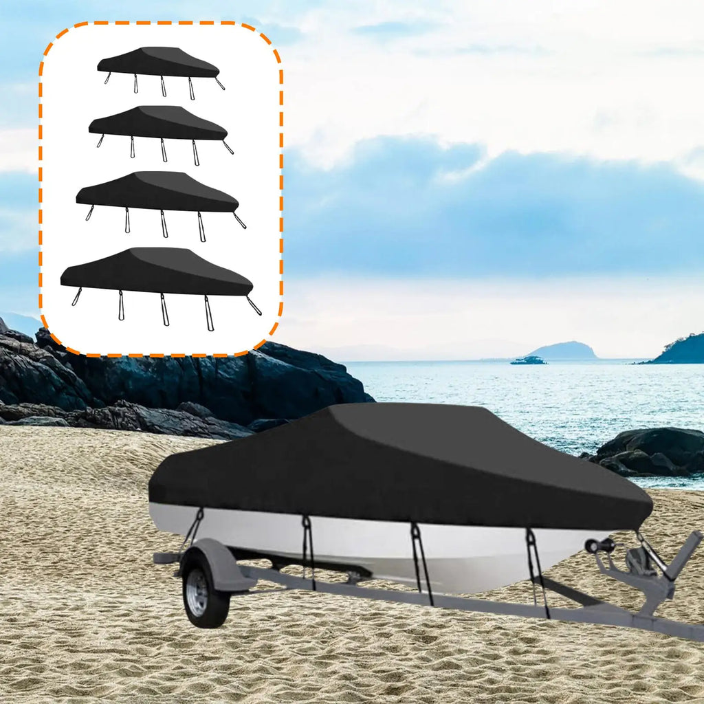 Universal Fit Yacht Boat Cover Waterproof Oxford Material — product photo 4 of 6