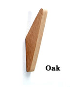 1/4pcs Natural Wood Clothes Hanger Wall Mounted Coat — product photo 4 of 6