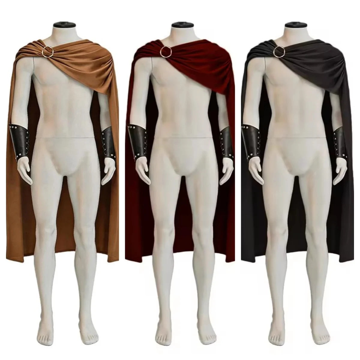 Roman Knight Spartan Cosplay Cloak Wristguard Costume Outfits — main product photo