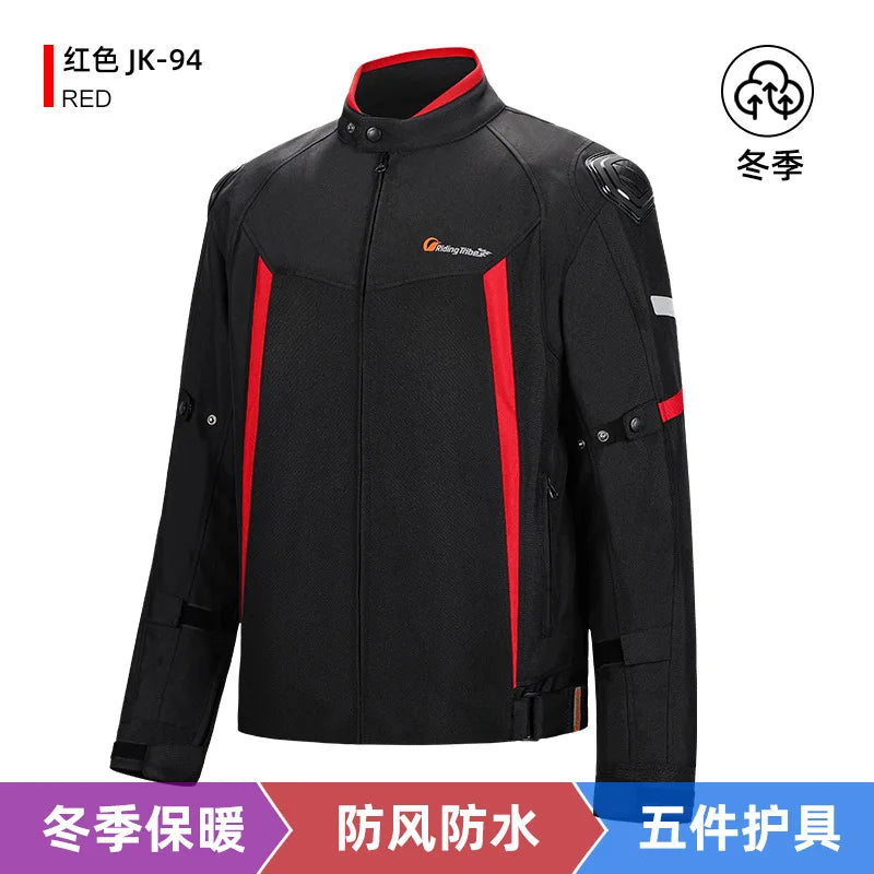 Motorcycle Riding Suit Men Waterproof Jacket Pants Set — product photo 6 of 6