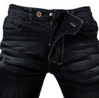 Mens Black Motorcycle Jeans offroad riding pants motorbike — product photo 2 of 5