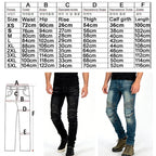 Men Motorcycle Jeans Built With Removable Insert Protective — product photo 2 of 6