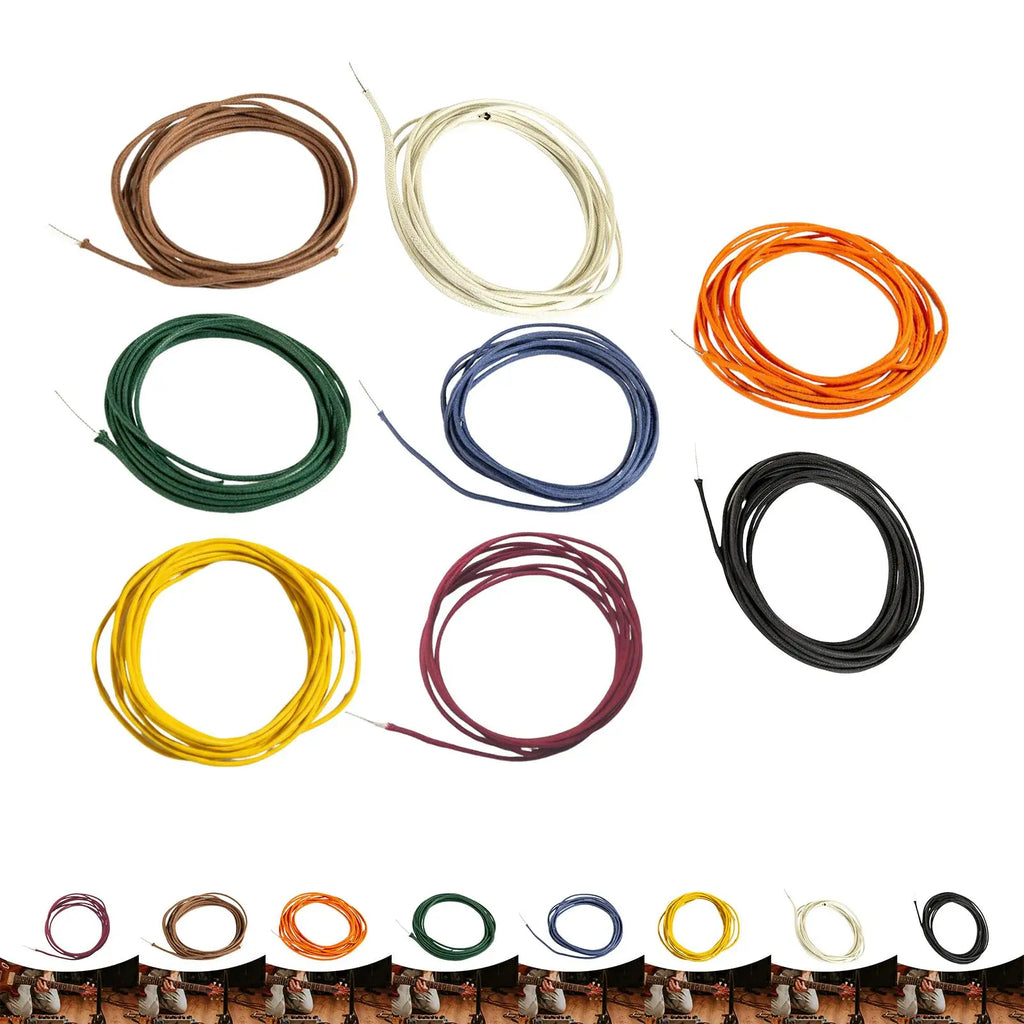Classic Push Back Guitar Bass Cable Durable Braided — product photo 5 of 6