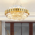 Modern Home Luxury Stainless Steel Crystal Chandelier Hotel — main product photo