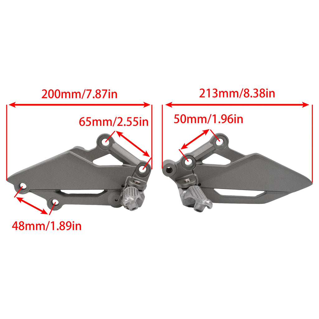 Motorcycle Footrest Foot Peg Mount Bracket Front Left — product photo 2 of 6