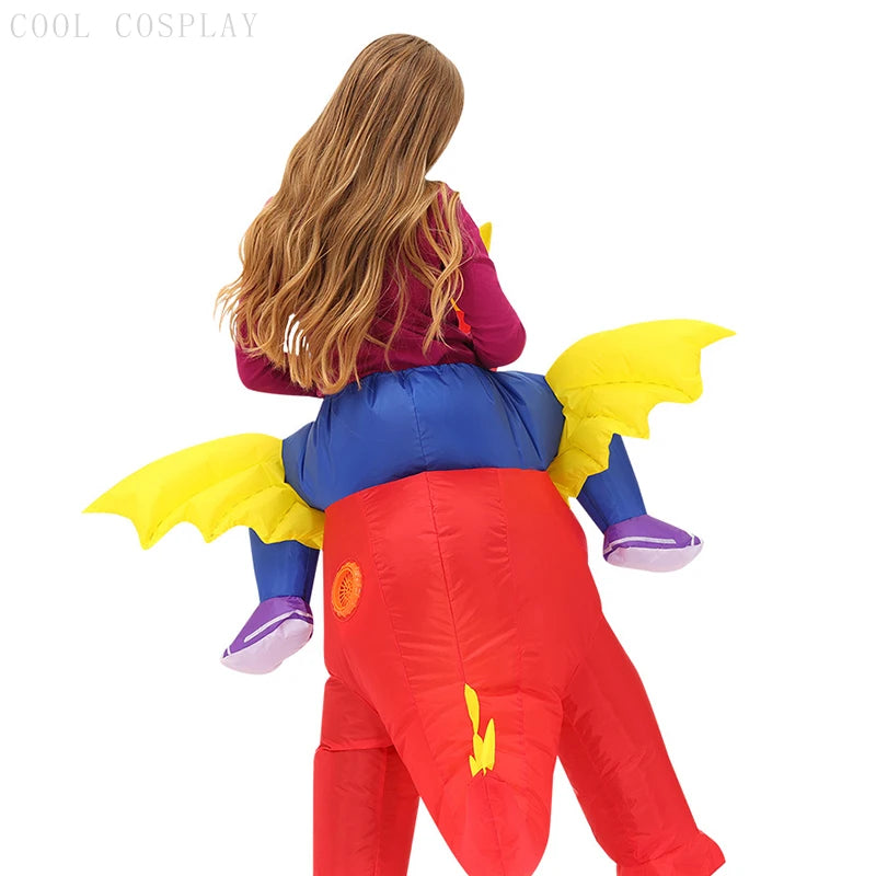 Funny Cute Dinosaur Rabbit Unicorn CosplaySuit Adult Inflatable — product photo 2 of 6