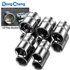 1/2" Hex Socket Set Cr-V Steel Mirror Polish — main product photo