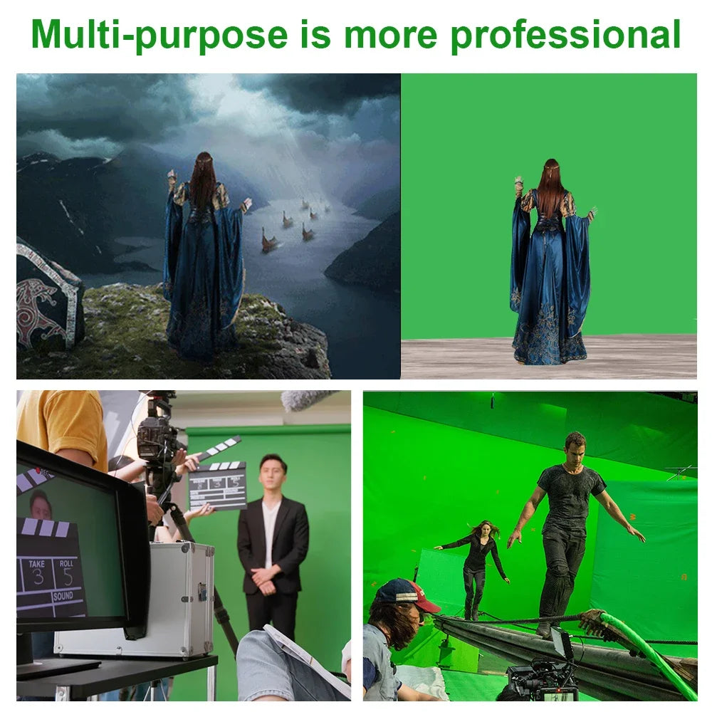 Green Screen Chromakey Cromakey Backdrops Cloth Photography Background — product photo 6 of 6