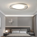 Modern LED Ceiling Light 40/50cm Black White for — product photo 3 of 6