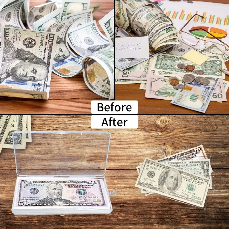 100pcs for Collecting and Storing Banknotes Transparent Banknote — product photo 4 of 6