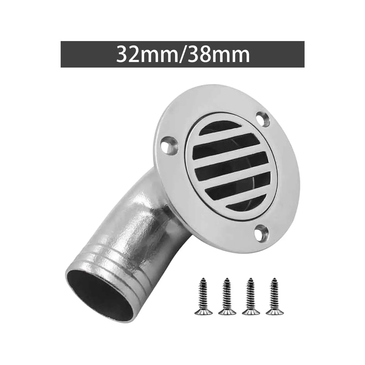 Stainless Steel Boat Floor Drain 90 Degree Marine — product photo 3 of 6