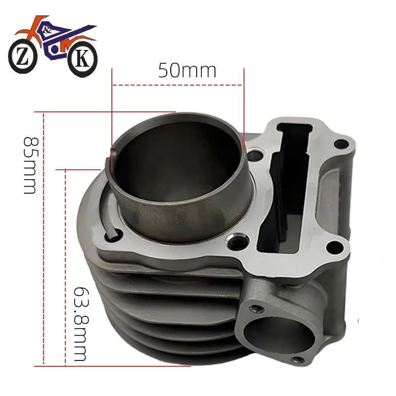 WH100 Motorcycle Cylinder Piston Kit For For Honda — product photo 2 of 6