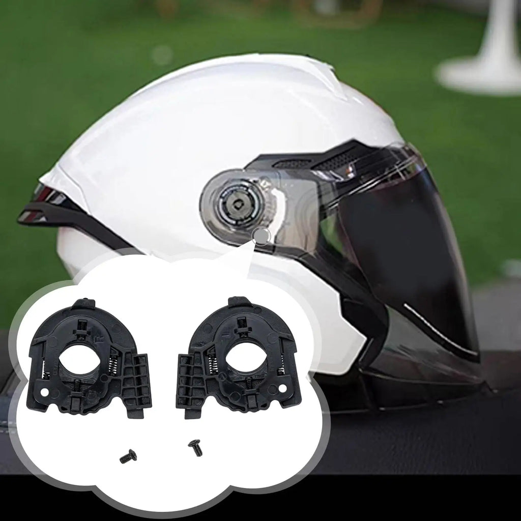 Helmet Visor Shield Base Pair Sturdy Plastic Replacement — product photo 3 of 6