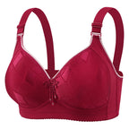 Smooth Plus-size Geometric Pattern Wireless Ladies' Solid Jacquard — product photo 4 of 6