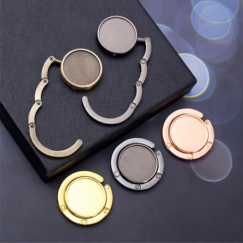 Portable Folding Bag Hanger Handbag Hook Holder Table — product photo 2 of 6