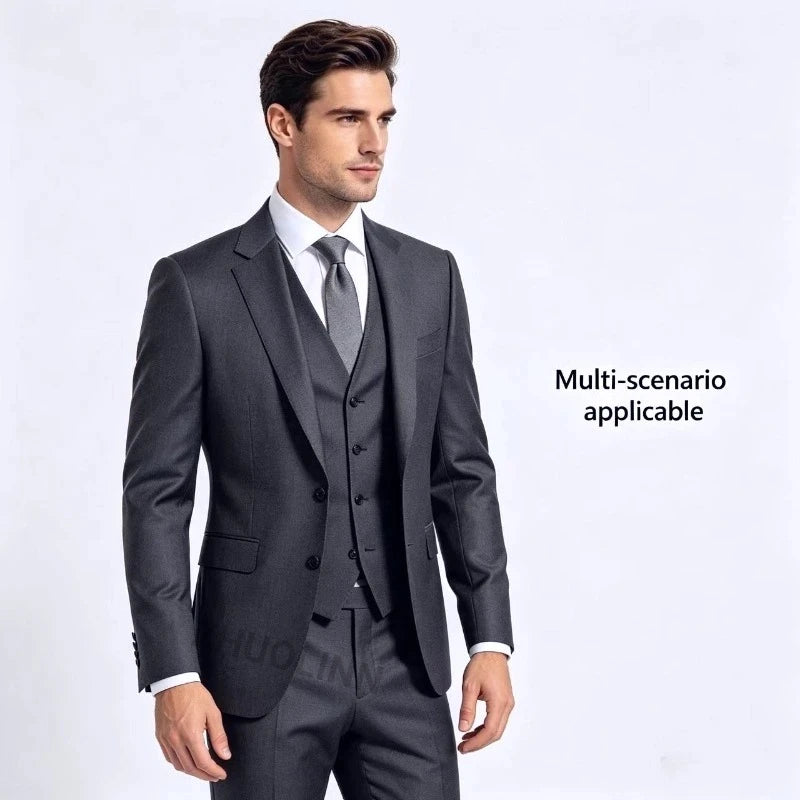 Elegant Suit For Men Wedding 3 Pieces 2 — product photo 2 of 4