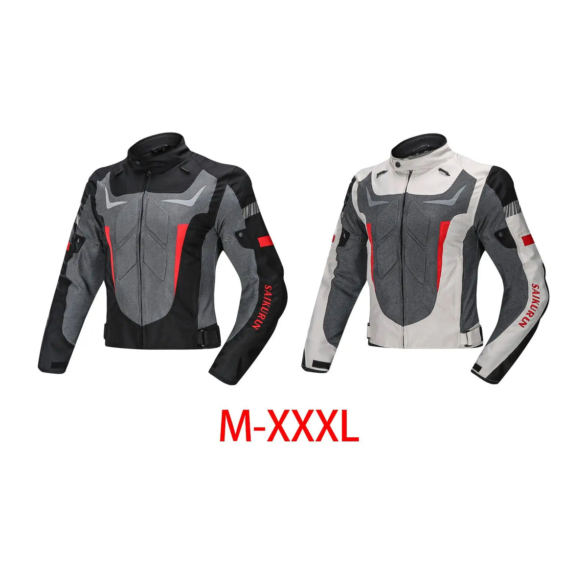 Waterproof Motorcycle Jacket Motorbike Biker Wearable Protection Summer — product photo 5 of 6