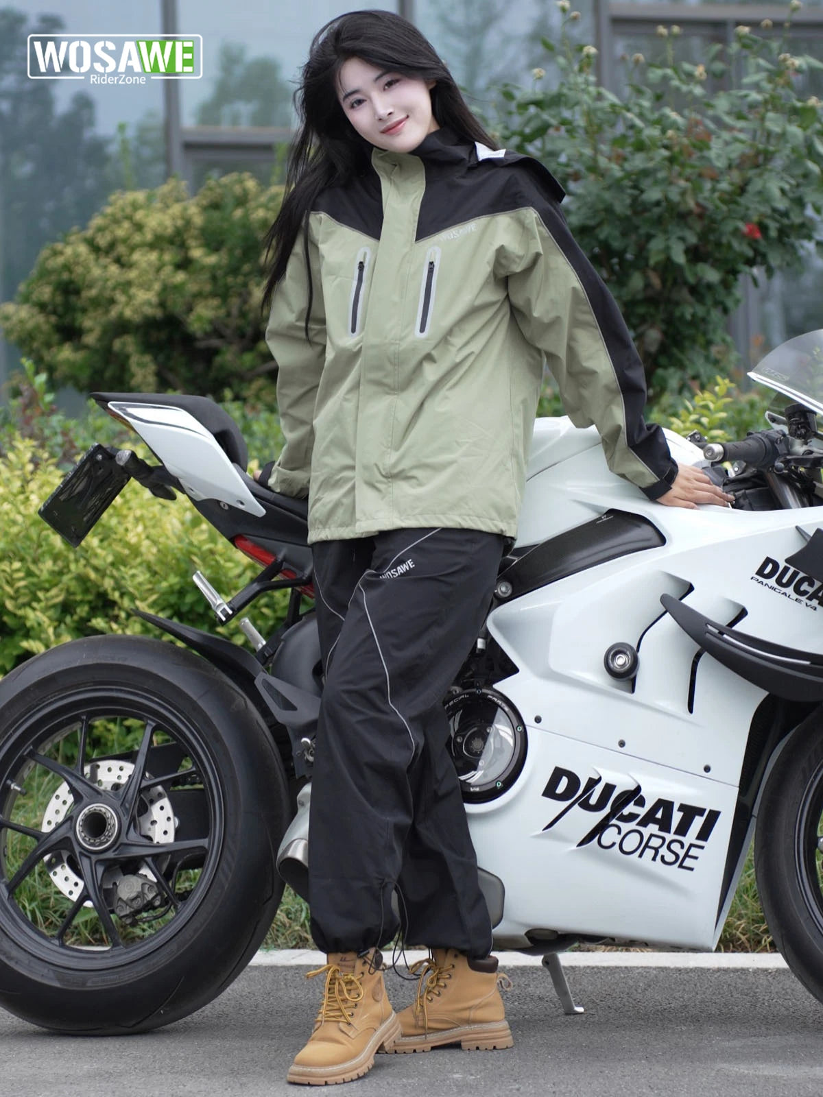 Motorbike Waterproof Riding Suit Rainstorm Prevention Jacket Pants — main product photo