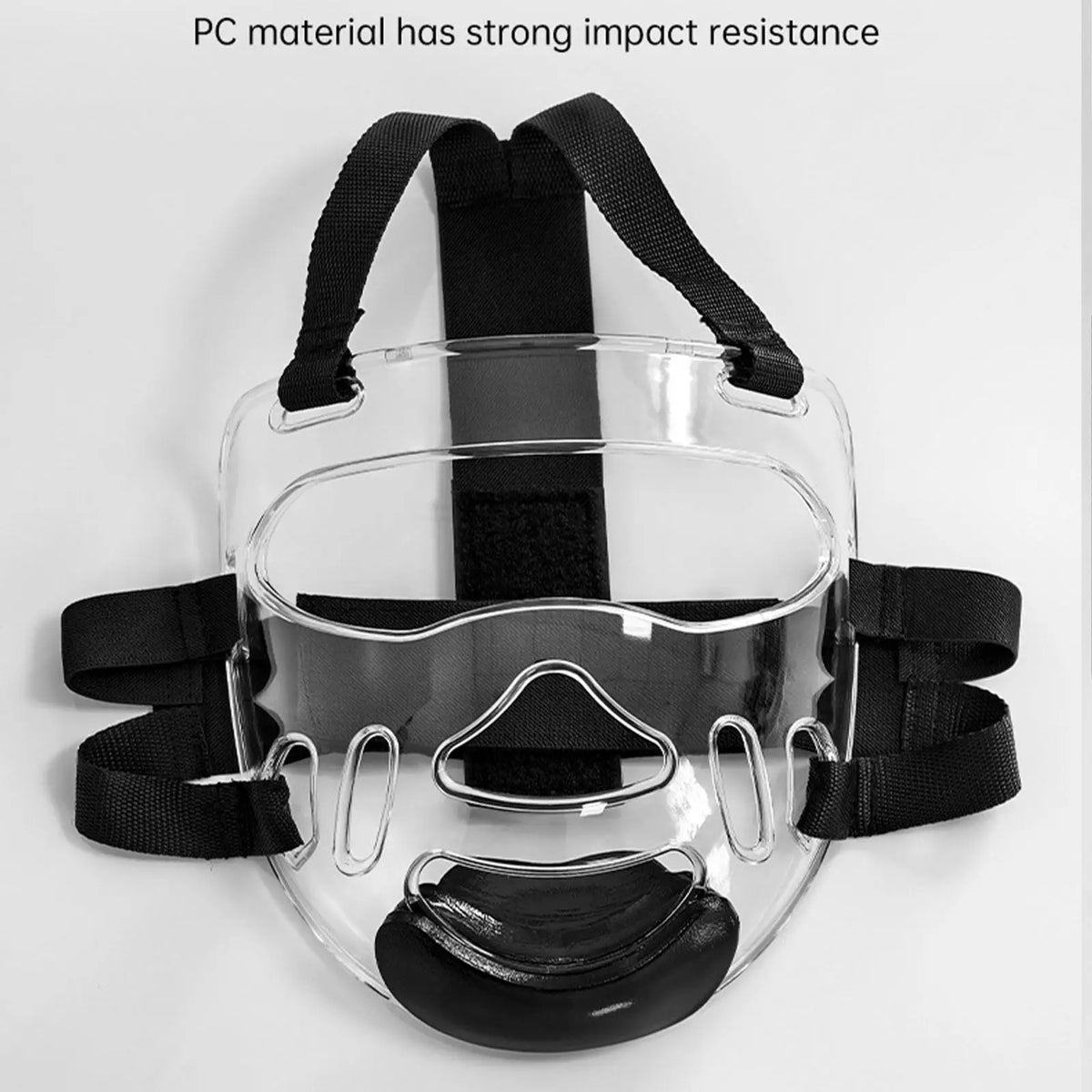 Transparent Taekwondo Mask Face Guard Safety Cover for — product photo 3 of 6