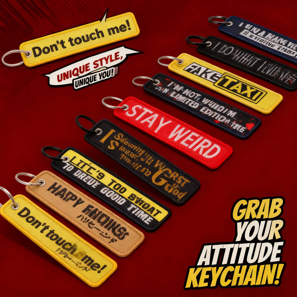 Funny Movie Quotes Embroidery Key Fobs Keychains Key — main product photo