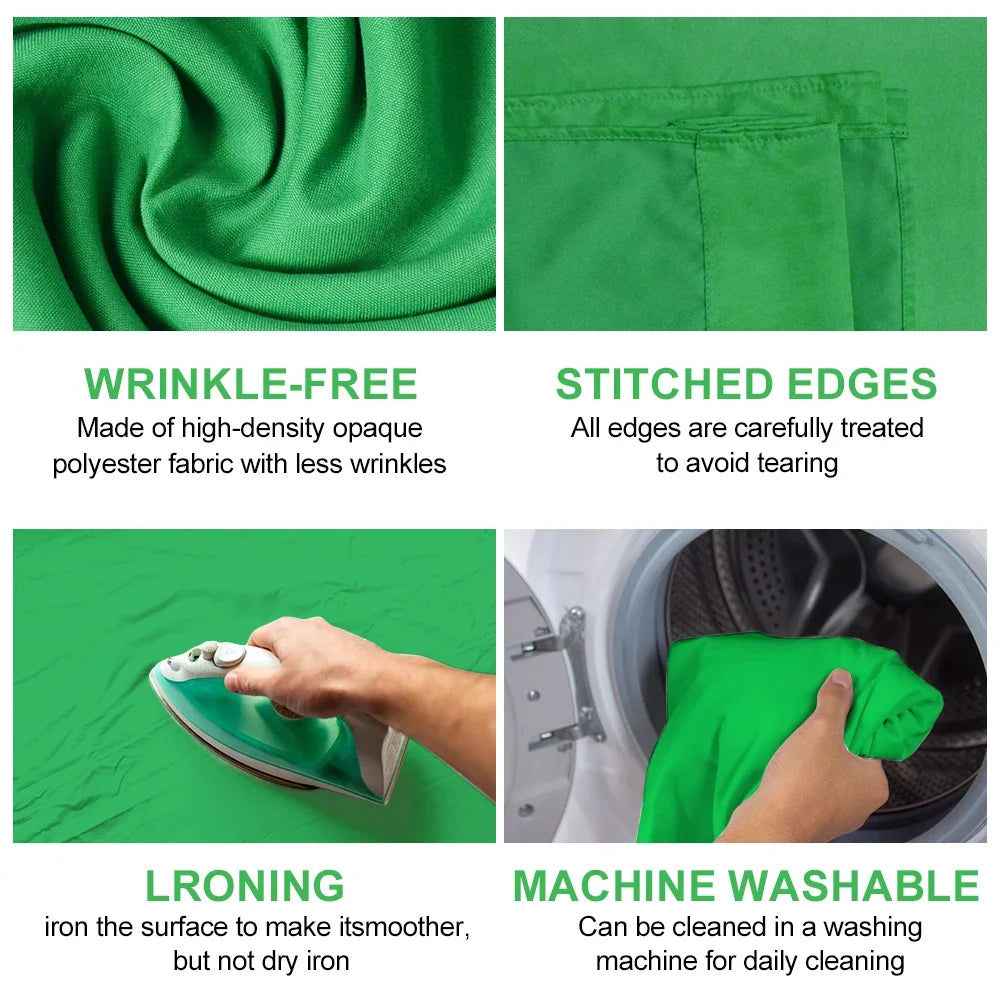 Green Screen Chromakey Cromakey Backdrops Cloth Photography Background — product photo 3 of 6