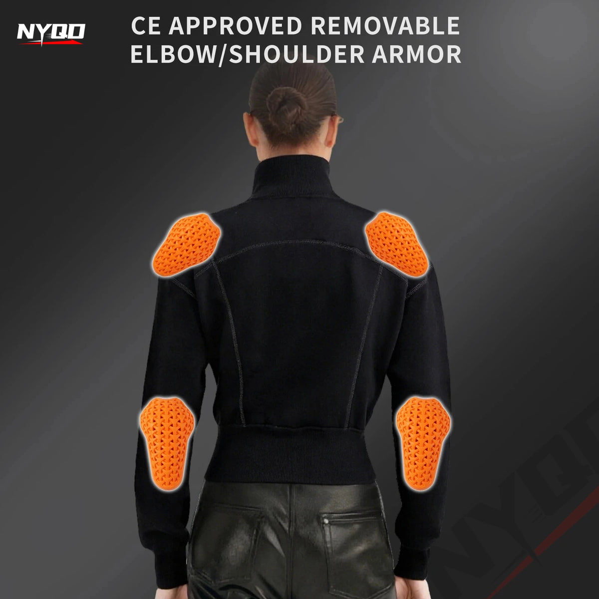 WOSAWE Women Motorcycle Jacket Fall Winter Warm Motorbike — product photo 3 of 6