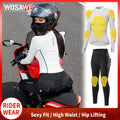 WOSAWE Women Motorcycle Jacket and Pants Suit with — main product photo