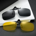 Car Night Safety Driving Glasses Clip on Sunglasses — main product photo