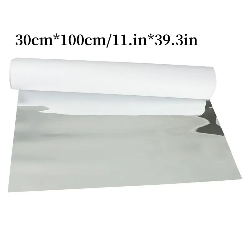 1PC Large Mirror Wall Sticker Roll Self Adhesive — product photo 6 of 6