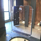 Acrylic Anti Fog Mirror Shower Shaving Fogless Mirror — product photo 2 of 6
