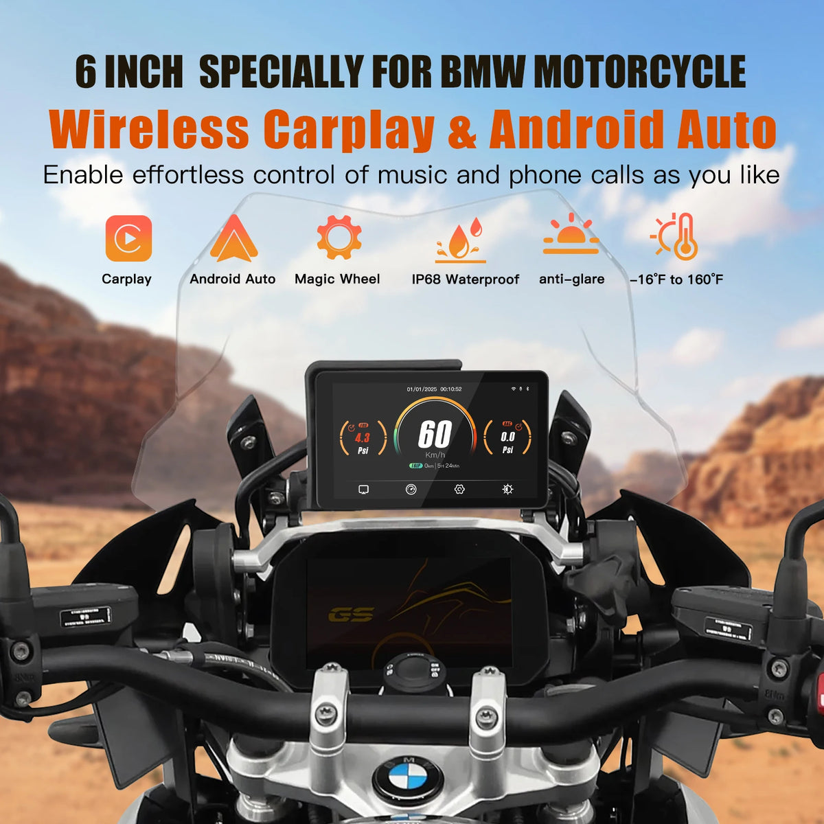 CARABC MB6 6"Special For BMW F750GS XR M1000 — product photo 3 of 6