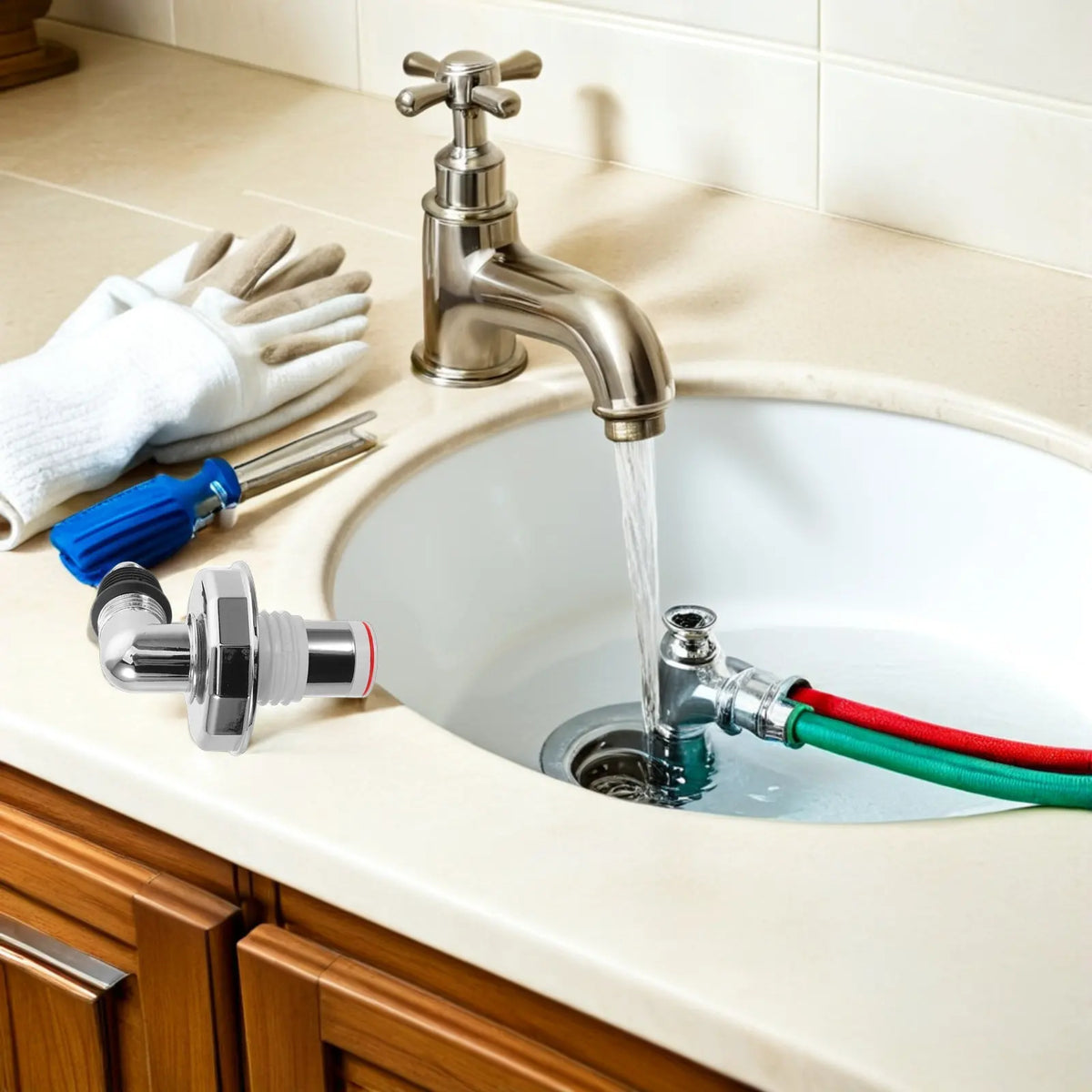 Washing Machine Drain Hose Connector Elbow Adapter Drain — product photo 5 of 6