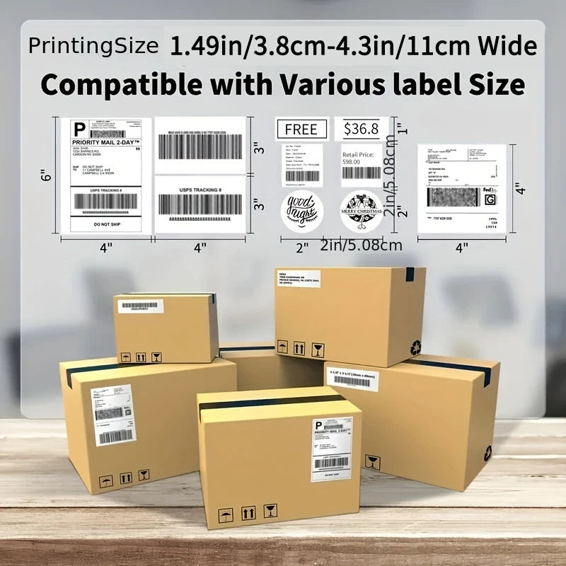 Marklife Thermal Printer Black Bluetooth Inkless HD Printer — product photo 5 of 6