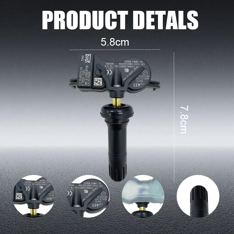 1/4PCS TPMS Tire Pressure Monitoring Sensor 68313387AB Fits — product photo 4 of 6