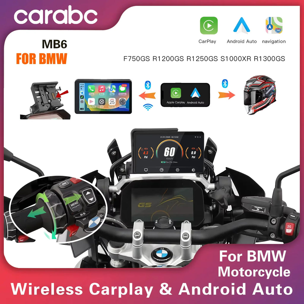 CARABC MB6 6"Special For BMW F750GS XR M1000 — main product photo