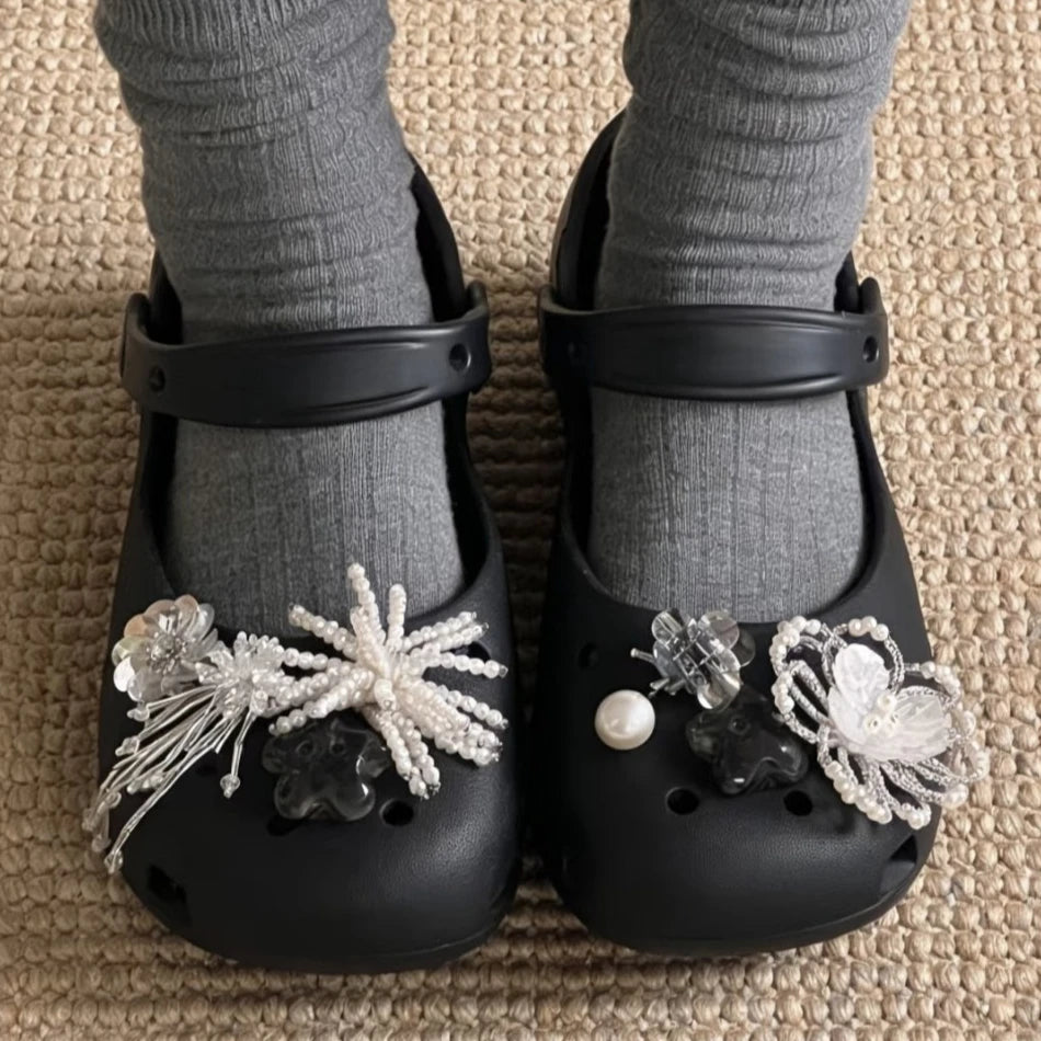 Original Shoe Charms Set Women Retro Ballet Shoes — product photo 2 of 6