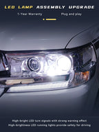 Car Lights For Toyota Land Cruiser 2016-2021 FJ200 — product photo 5 of 6