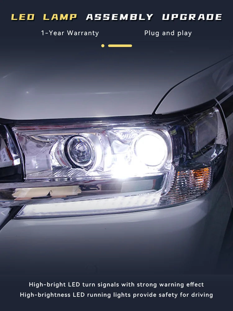 Car Lights For Toyota Land Cruiser 2016-2021 FJ200 — product photo 5 of 6