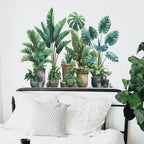 Tropical Potted Plant Wall Stickers for Living Room — product photo 5 of 6