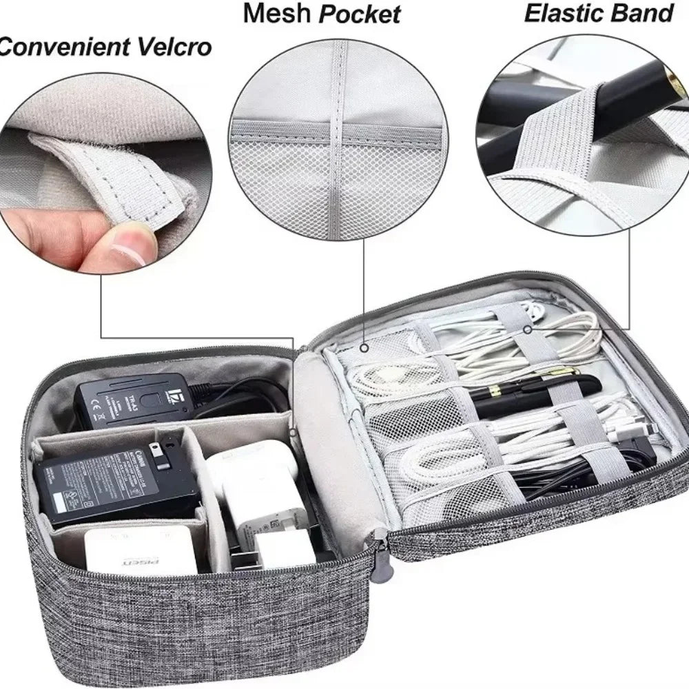Travel Portable Digital Storage Bag USB Gadget Waterproof — main product photo