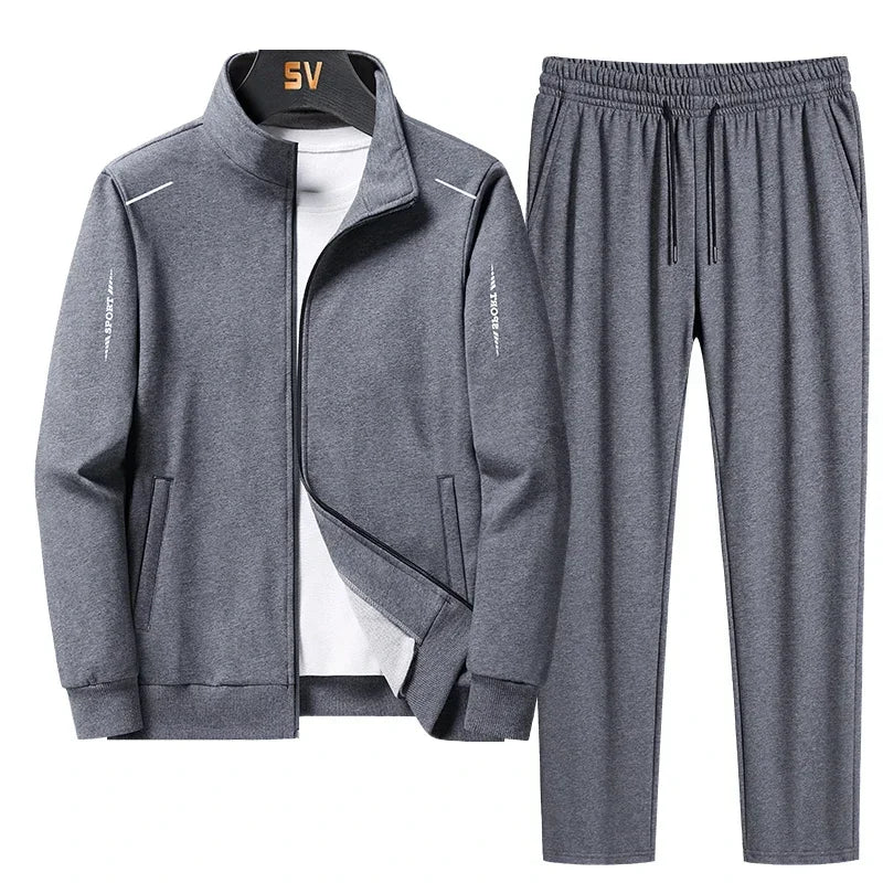 Male Tracksuit Jacket Men Set Large Size 6XL — product photo 3 of 6