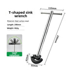 Adjustable T Type Sink Wrench 10-32mm High Carbon — product photo 5 of 6